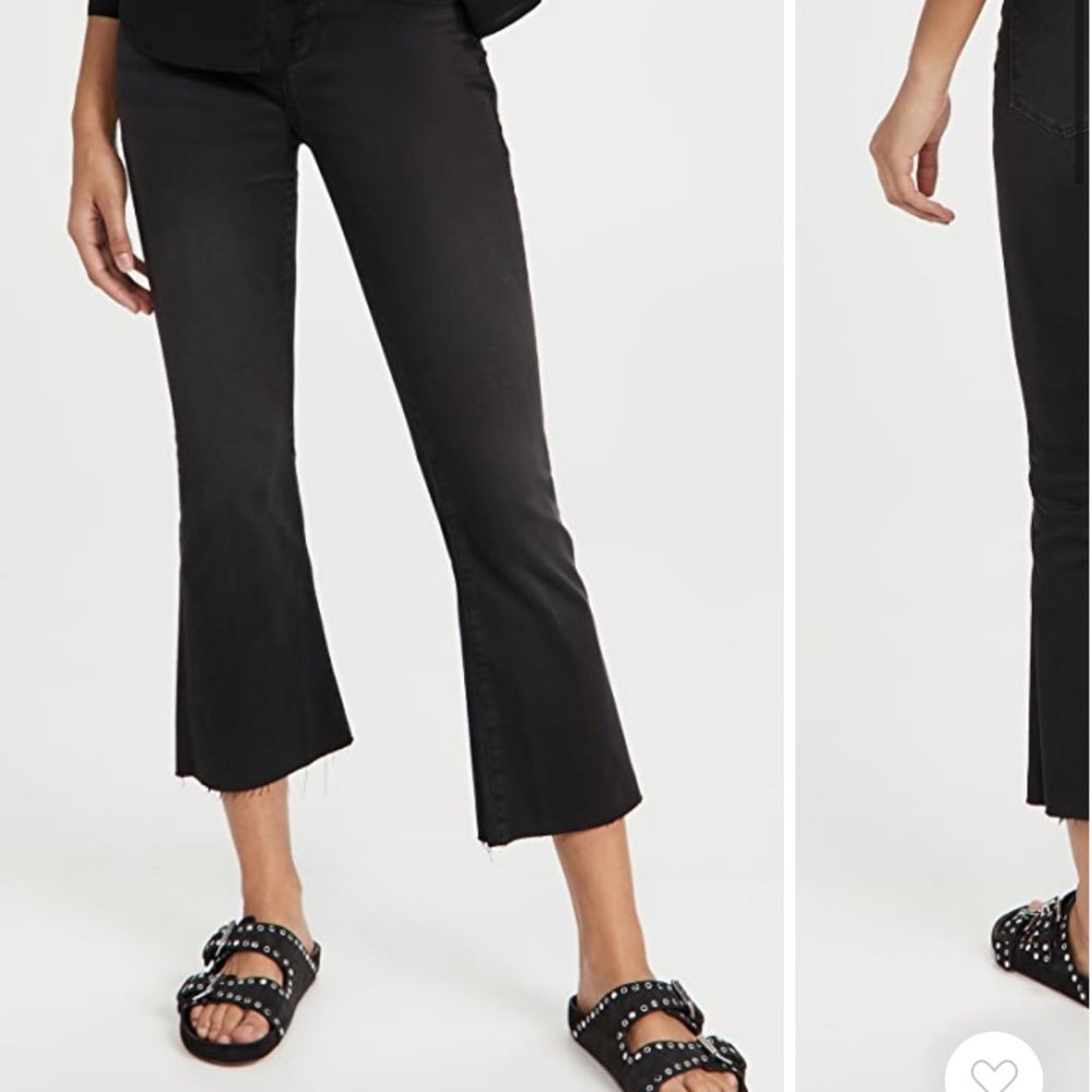 FRAME Le Cropped Mini Boot Raw Edge Jeans  27